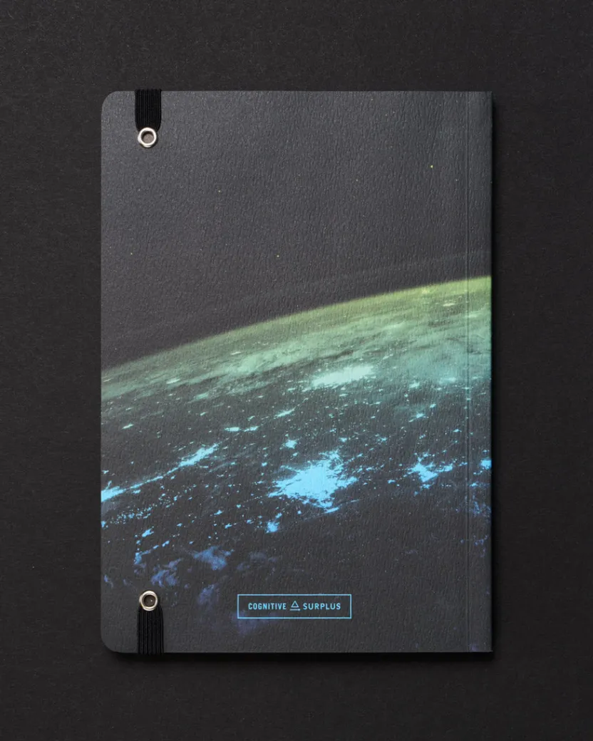 Cognitive Surplus Rocket Science A5 Notebook - Rocketry Notebook | * Black Paper Notebooks | The Dark Analysis
