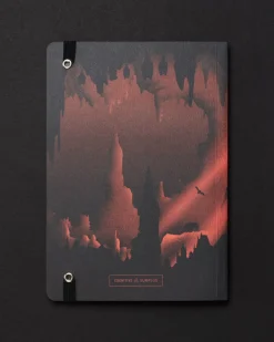 Cognitive Surplus Rocket Science A5 Notebook - Rocketry Notebook | * Black Paper Notebooks | The Dark Analysis
