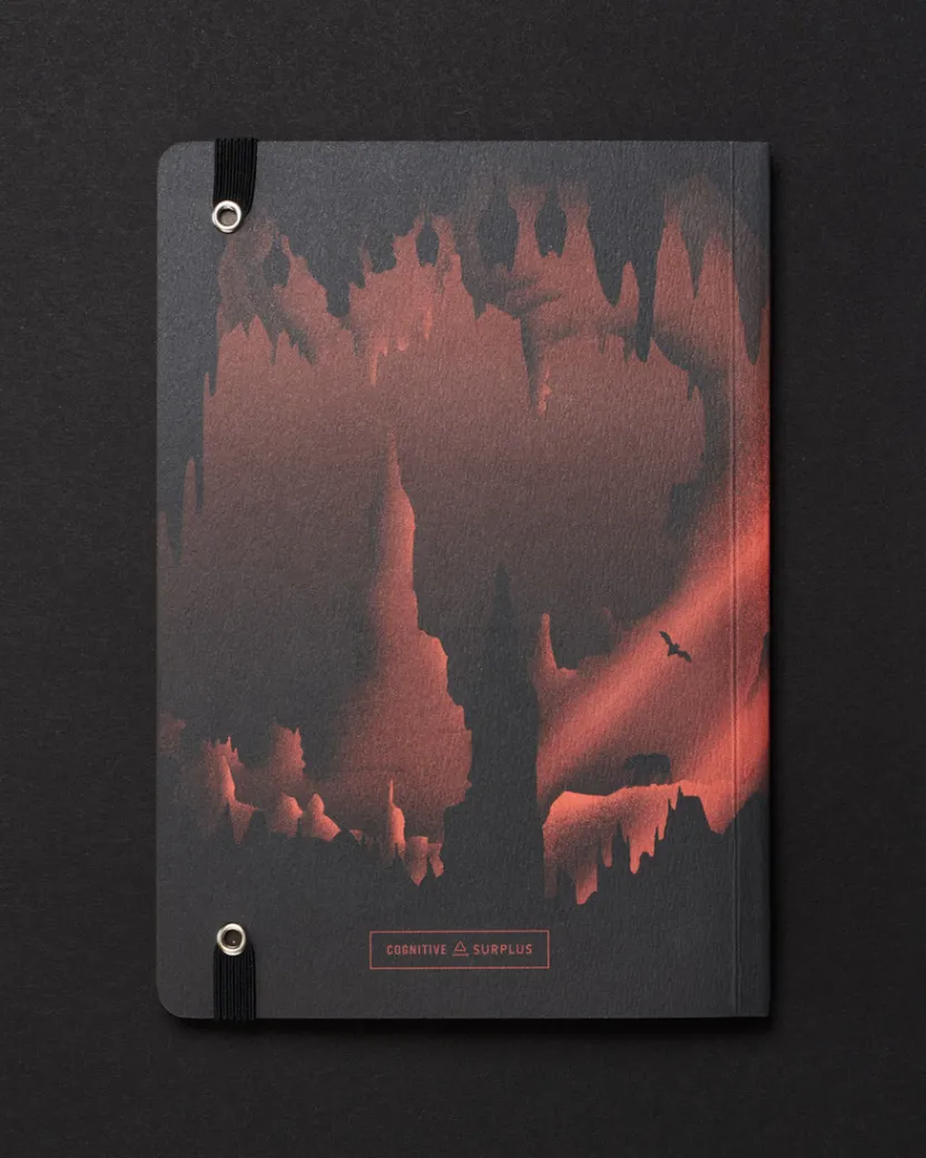 Cognitive Surplus Rocket Science A5 Notebook - Rocketry Notebook | * Black Paper Notebooks | The Dark Analysis