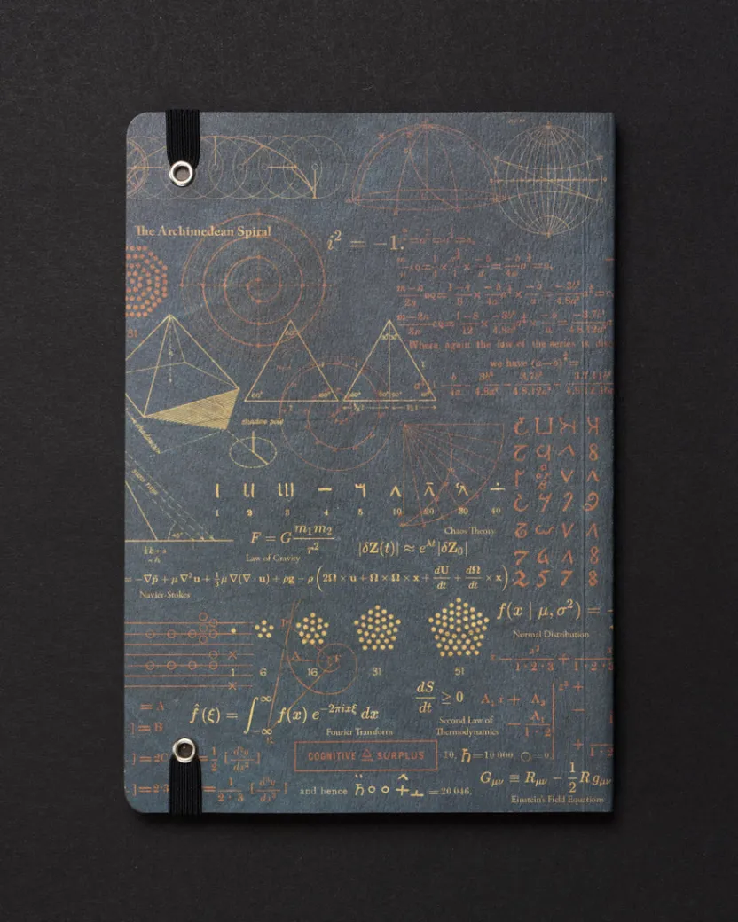 Cognitive Surplus Rocket Science A5 Notebook - Rocketry Notebook | * Black Paper Notebooks | The Dark Analysis