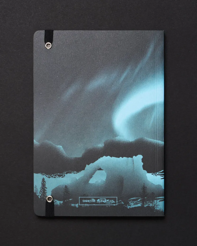 Cognitive Surplus Rocket Science A5 Notebook - Rocketry Notebook | * Black Paper Notebooks | The Dark Analysis