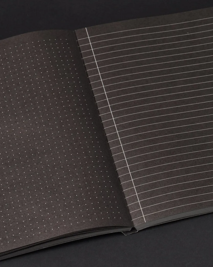 Cognitive Surplus Rocket Science A5 Notebook - Rocketry Notebook | * Black Paper Notebooks | The Dark Analysis