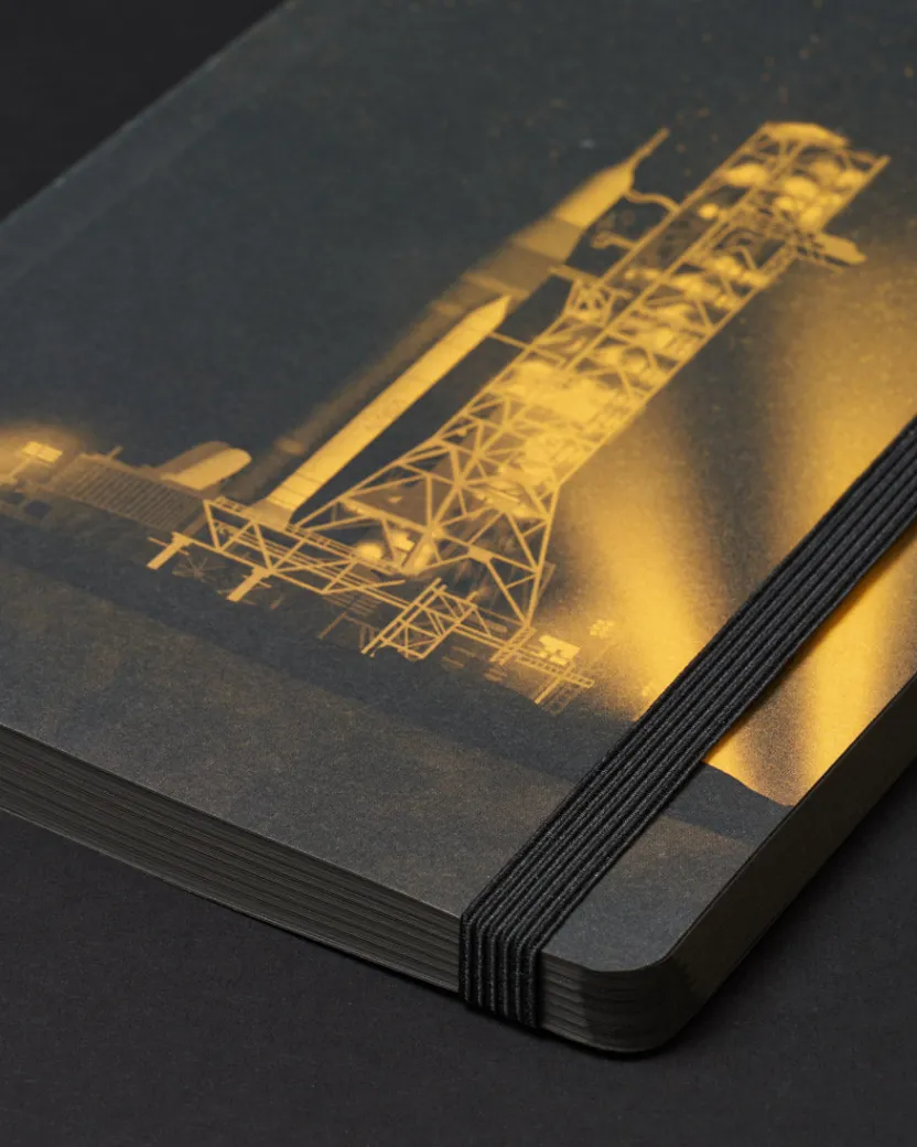 Cognitive Surplus Rocket Science A5 Notebook - Rocketry Notebook | * Black Paper Notebooks | The Dark Analysis
