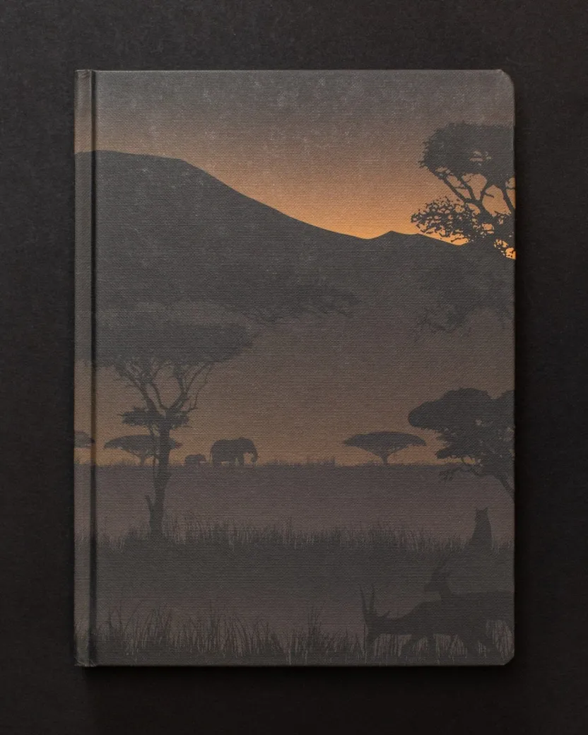 Cognitive Surplus Savanna at Dusk Dark Matter Notebook* Black Paper Notebooks | The Dark Matter