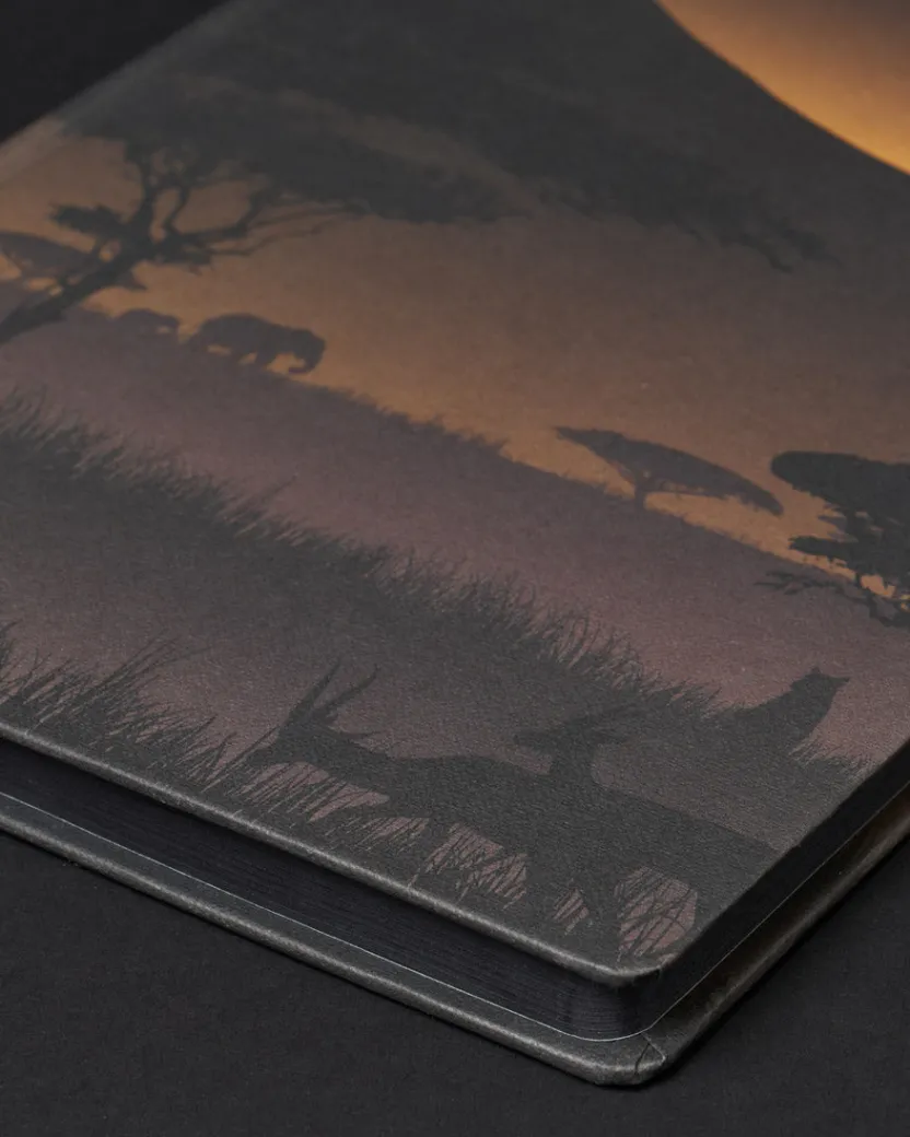 Cognitive Surplus Savanna at Dusk Dark Matter Notebook* Black Paper Notebooks | The Dark Matter