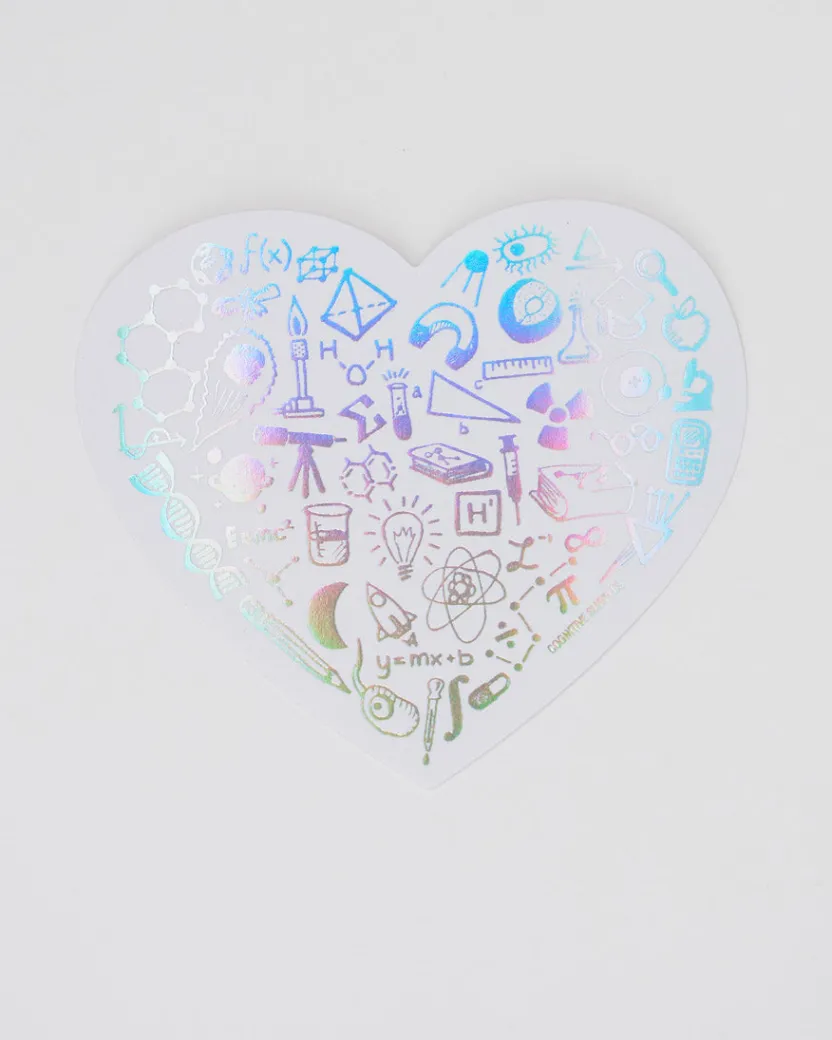 Cognitive Surplus Science is Love Sticker* Stickers