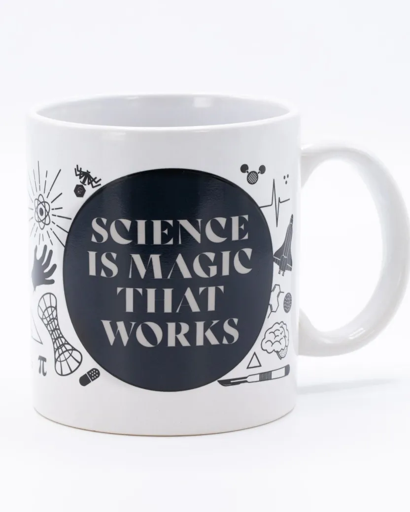 Cognitive Surplus Science is Magic Heat Change Mug 20 oz | Coffee Chemistry* Mugs | Physics
