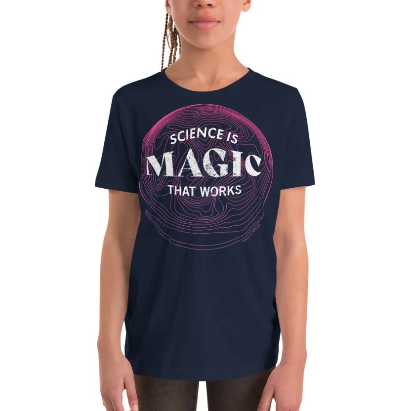 Cognitive Surplus Science is Magic That Works Youth Graphic Tee* Youth Graphic Tees