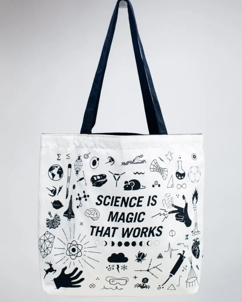 Cognitive Surplus Science is Magic Tote Bag | Reversible Tote* Tote Bags | Physics