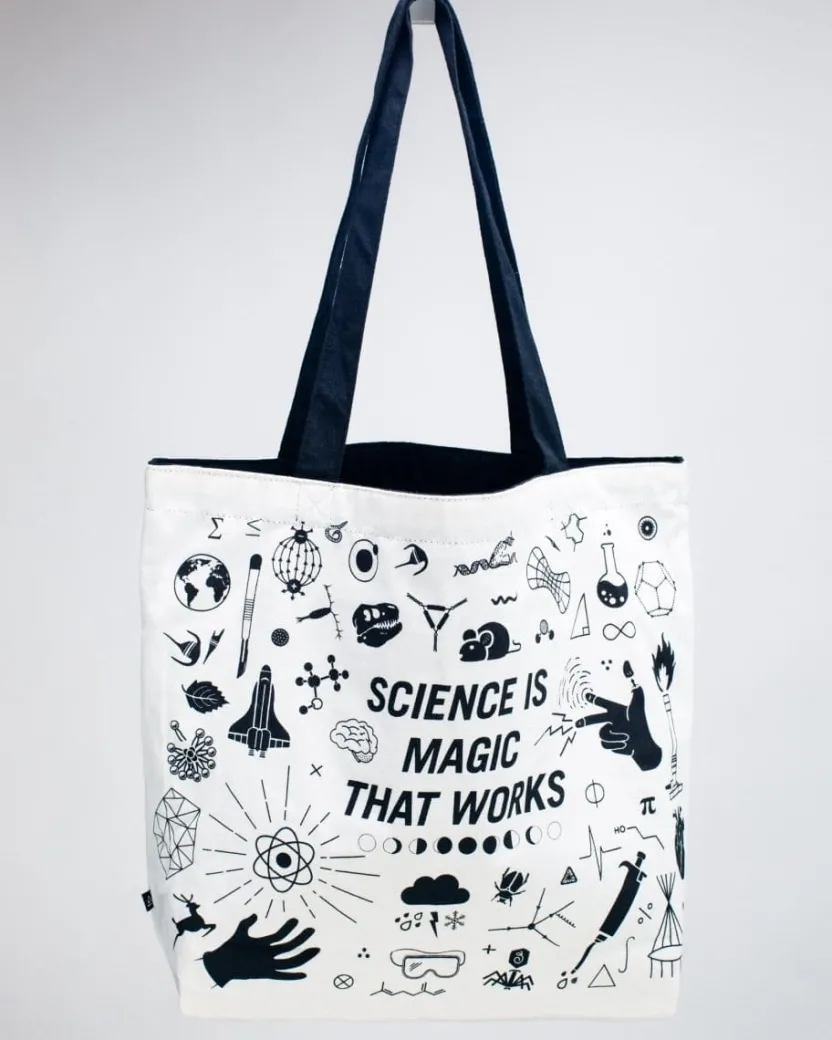 Cognitive Surplus Science is Magic Tote Bag | Reversible Tote* Tote Bags | Physics
