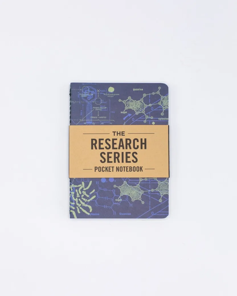 Cognitive Surplus Science Lab Pocket Notebooks Set of 4 | Microbiologist* The Research | Microbiology