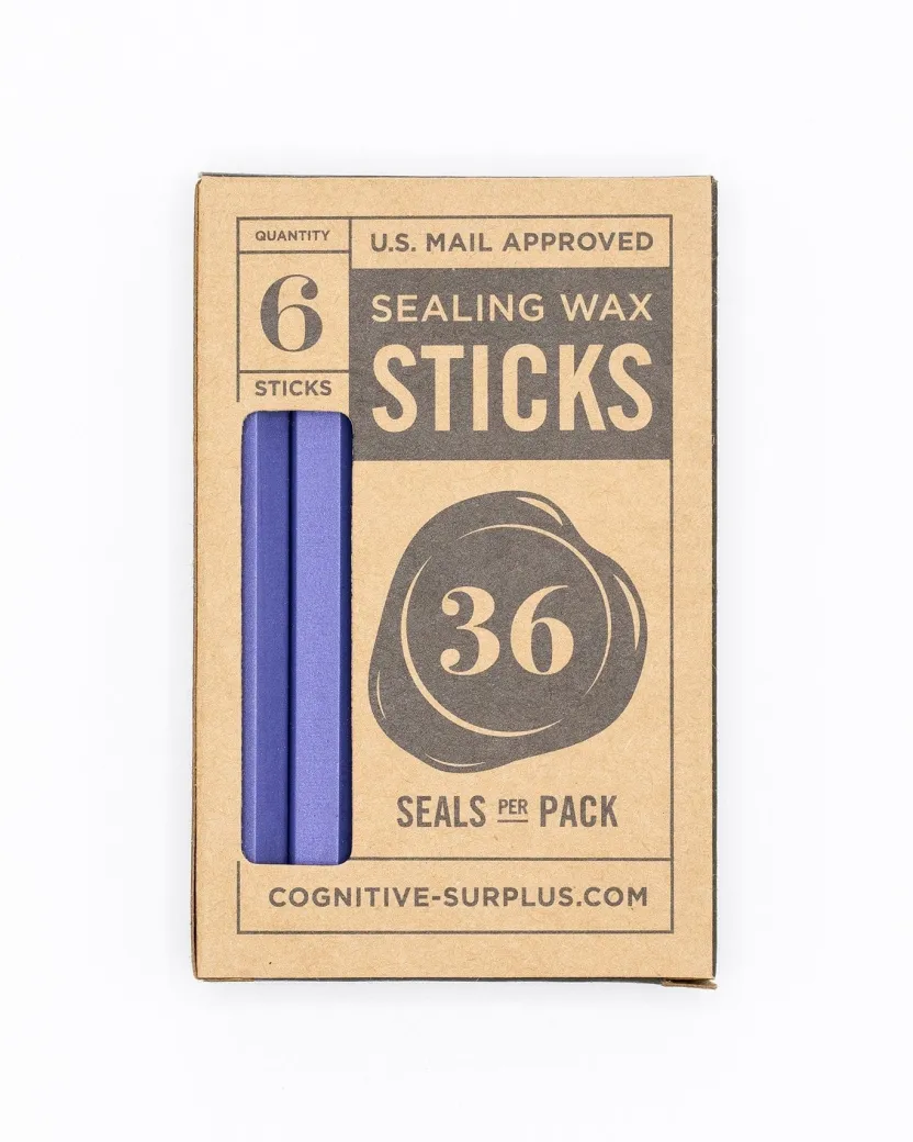 Cognitive Surplus Scottish Thistle Blue Sealing Wax Sticks* Wax Sticks
