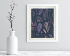 Cognitive Surplus Seaweed Scientific Illustration Museum Print* Wall Art | Marine Biology