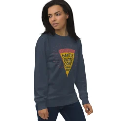 Cognitive Surplus Slice of Earth Pizza Sweatshirt - Organic* Sweatshirts | Geology + Earth Science