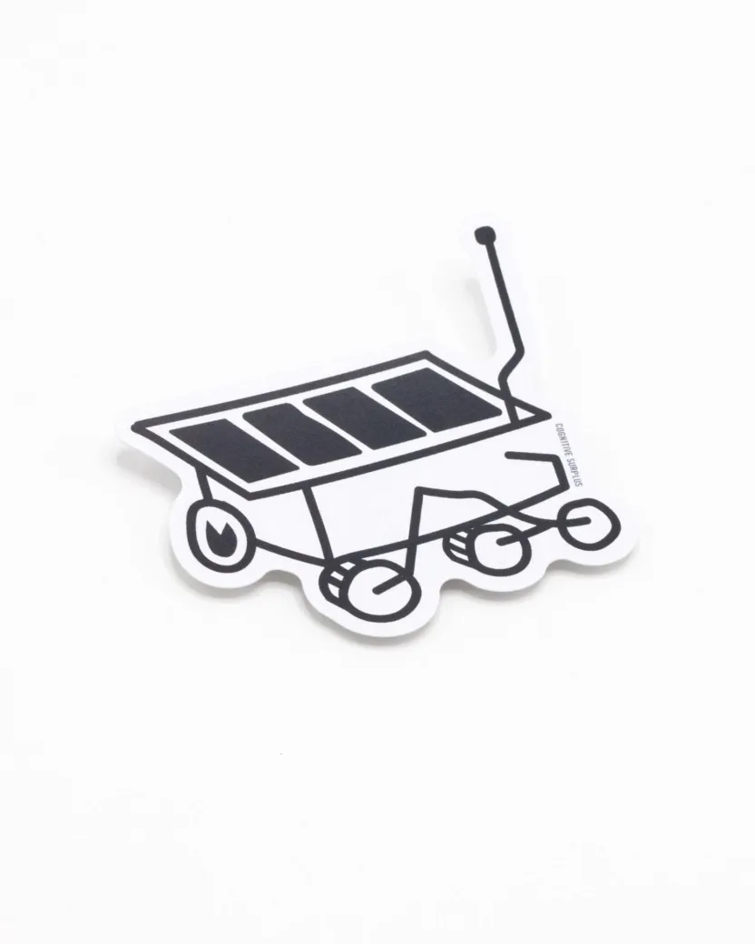 Cognitive Surplus Sojourner Mars Rover Doodle Sticker* Stickers | Astronomy