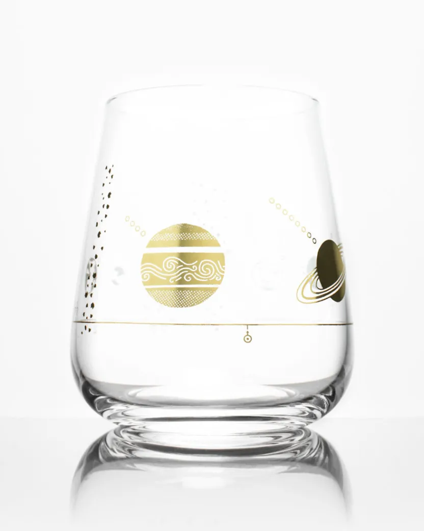 Cognitive Surplus Solar System Wine Glass - Astronomy Gift | * Wine Glasses | Astronomy
