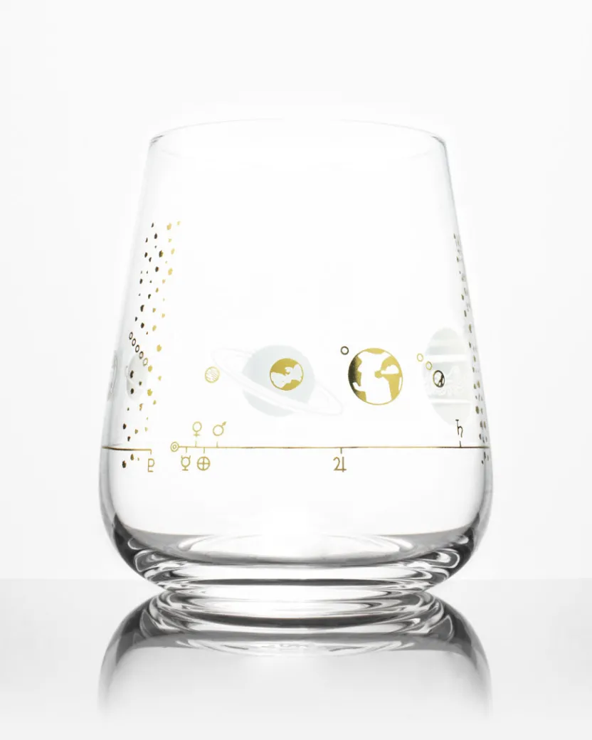 Cognitive Surplus Solar System Wine Glass - Astronomy Gift | * Wine Glasses | Astronomy