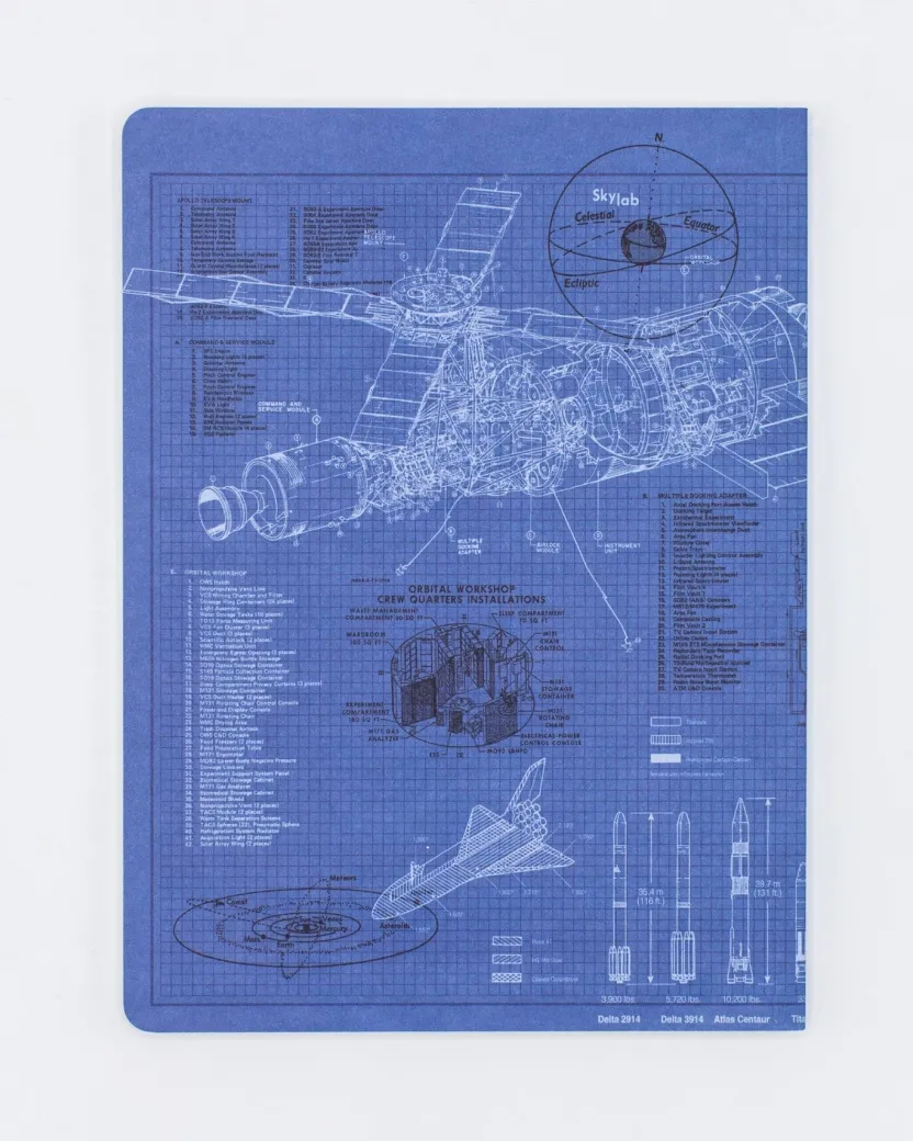 Cognitive Surplus Space Exploration Softcover Notebook | Space Notebook* The Experiment | Astronomy