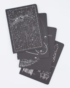 Cognitive Surplus Space Pocket Notebooks Set of 4 | Star Map Print* The Research | Astronomy