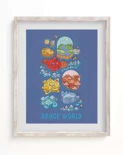 Cognitive Surplus Space World Museum Print* Wall Art | Astronomy