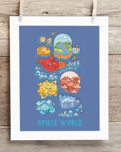 Cognitive Surplus Space World Museum Print* Wall Art | Astronomy