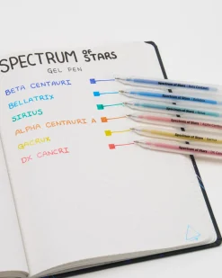 Cognitive Surplus Spectrum of Stars Glitter Gel Pens (Pack of 6)* Pens | Geology + Earth Science