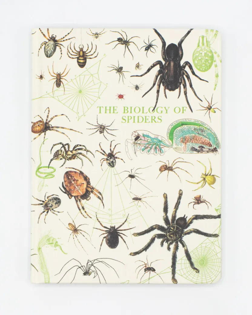 Cognitive Surplus Spiders Hardcover Notebook - Insect Print | * The Hypothesis | Entomology