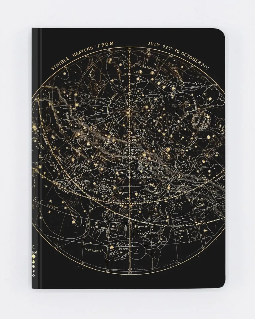 Cognitive Surplus Star Chart Night Sky Hardcover Notebook* The Hypothesis | Astronomy