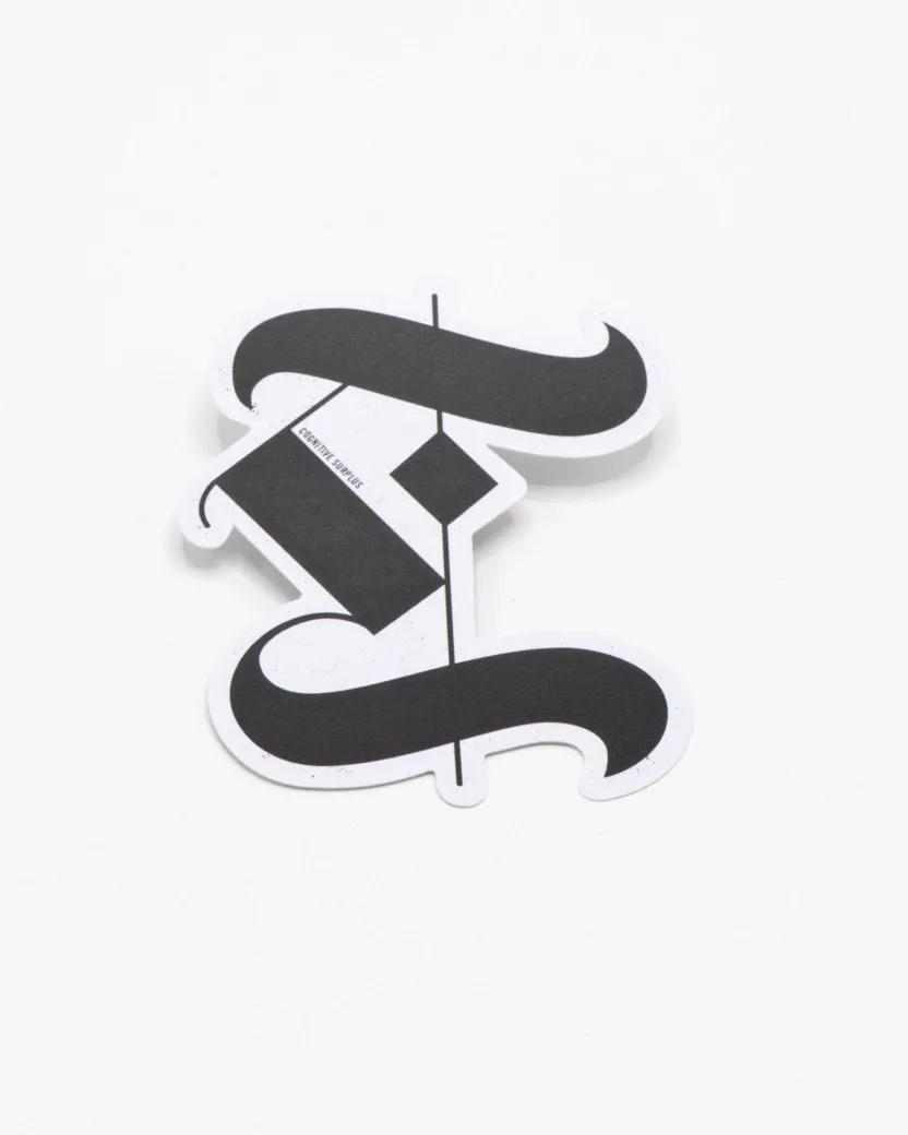 Cognitive Surplus Sum (Sigma) Symbol Sticker* Stickers | Math