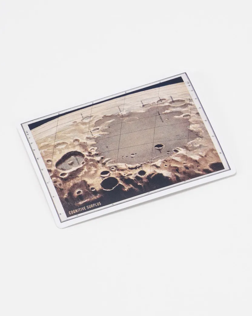 Cognitive Surplus Surface of the Moon Sticker* Stickers | Astronomy