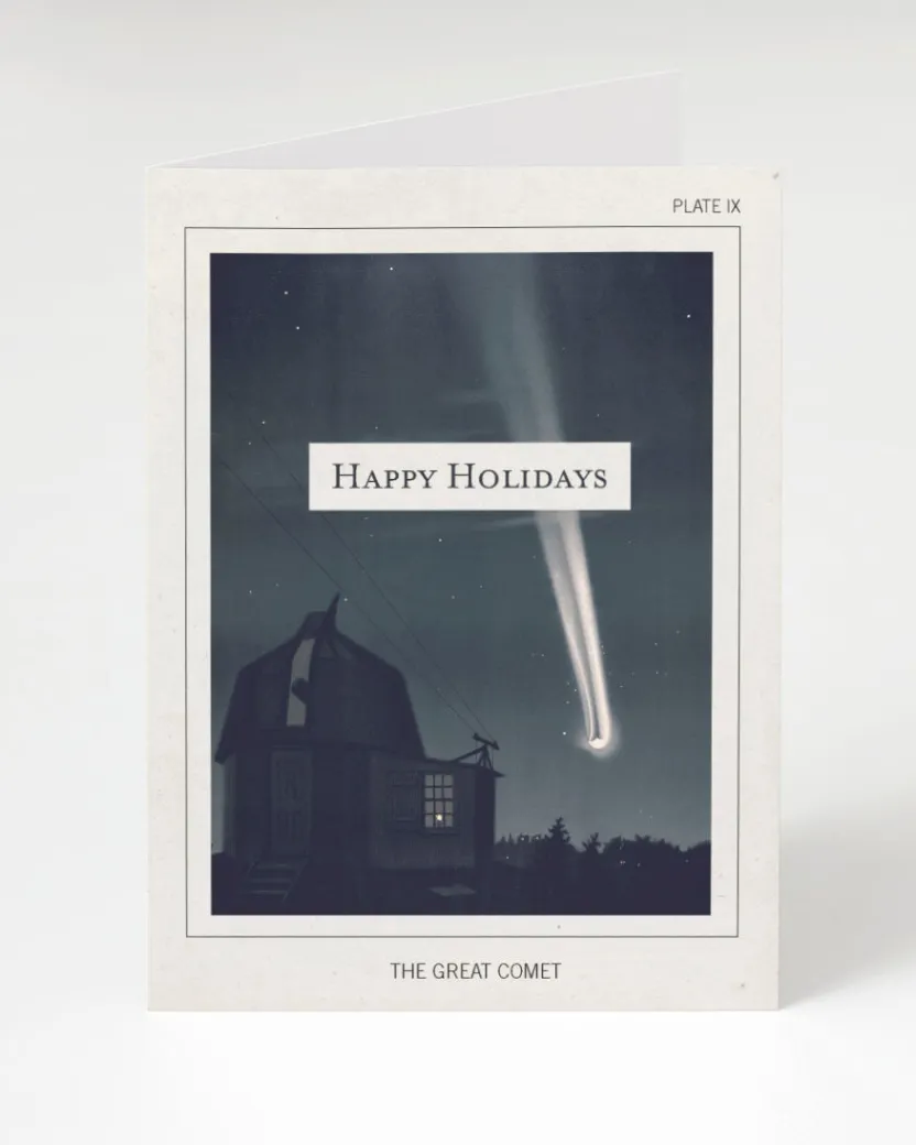Cognitive Surplus The Great Comet: Happy Holidays Card - Astronomy Card | * Greeting Cards | Astronomy