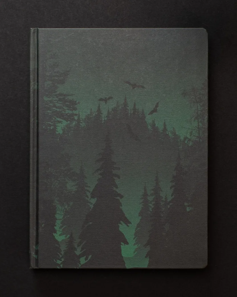 Cognitive Surplus Twilight in the Evergreen Forest Dark Matter Notebook* Black Paper Notebooks | The Dark Matter
