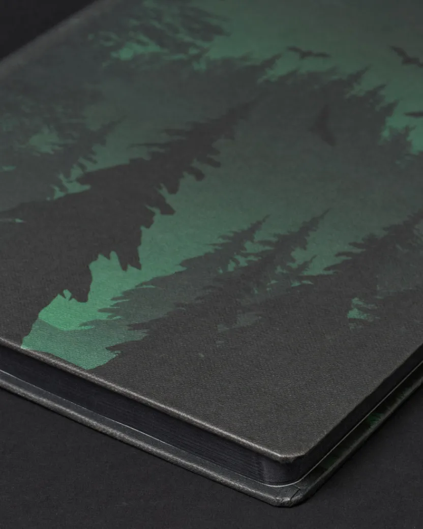 Cognitive Surplus Twilight in the Evergreen Forest Dark Matter Notebook* Black Paper Notebooks | The Dark Matter