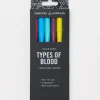 Cognitive Surplus Types of Blood Fineliner Pens (Pack of 6)* Pens | Medicine