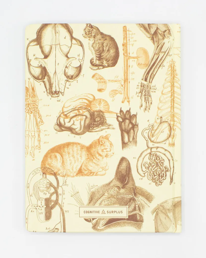 Cognitive Surplus Veterinarian Notebook - Feline Cat Hardcover | Vet Journal* The Hypothesis | Veterinary Science