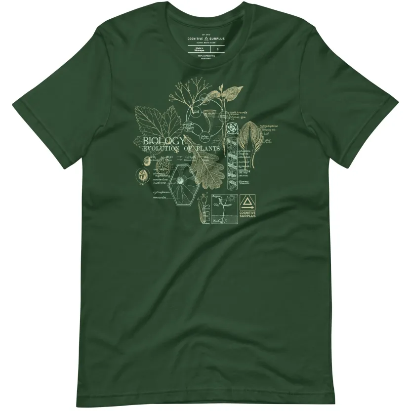 Cognitive Surplus Vintage Botany Graphic Tee - Green* Unisex Graphic Tees | Botany
