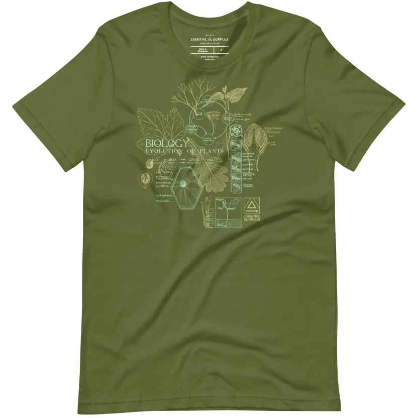 Cognitive Surplus Vintage Botany Graphic Tee - Green* Unisex Graphic Tees | Botany