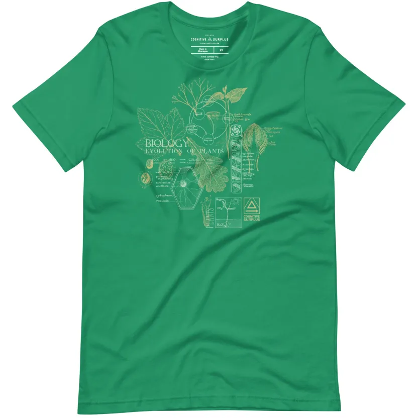 Cognitive Surplus Vintage Botany Graphic Tee - Green* Unisex Graphic Tees | Botany
