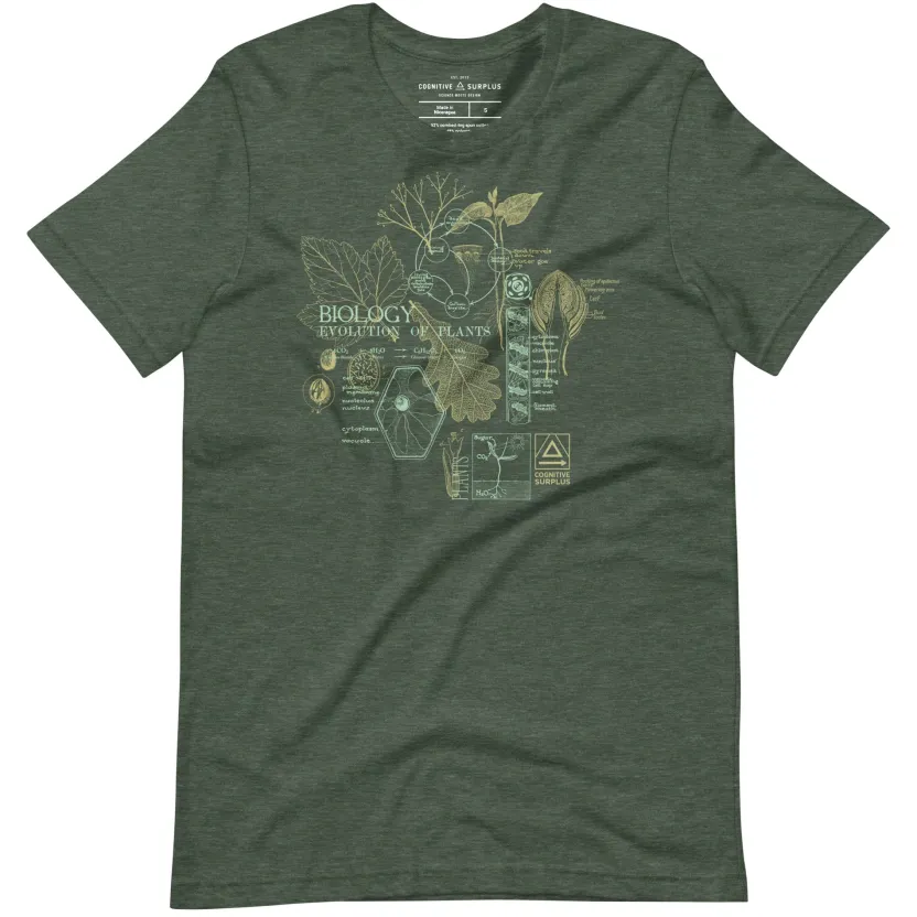 Cognitive Surplus Vintage Botany Graphic Tee - Green* Unisex Graphic Tees | Botany