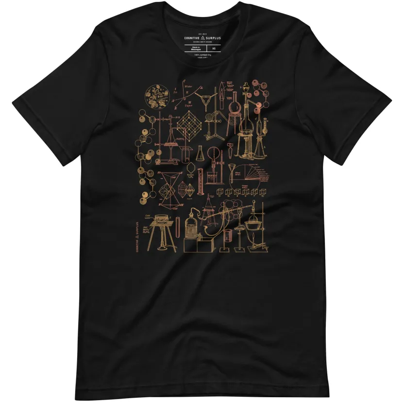 Cognitive Surplus Vintage Chemistry Lab Graphic Tee* Unisex Graphic Tees | Chemistry