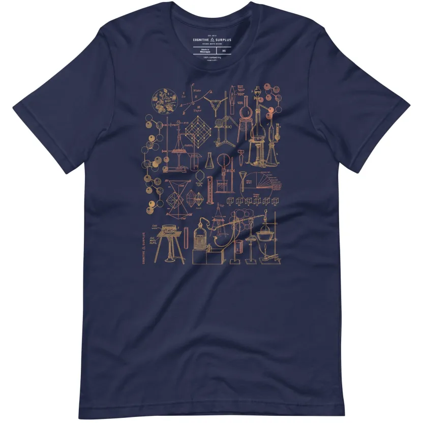 Cognitive Surplus Vintage Chemistry Lab Graphic Tee* Unisex Graphic Tees | Chemistry