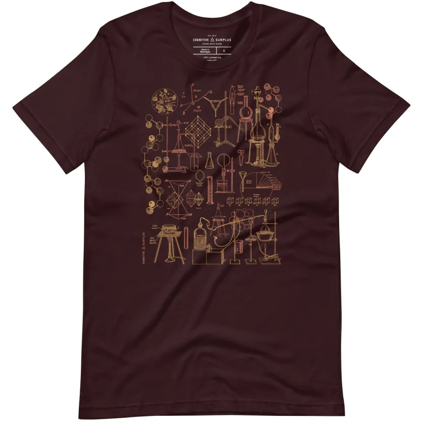 Cognitive Surplus Vintage Chemistry Lab Graphic Tee* Unisex Graphic Tees | Chemistry