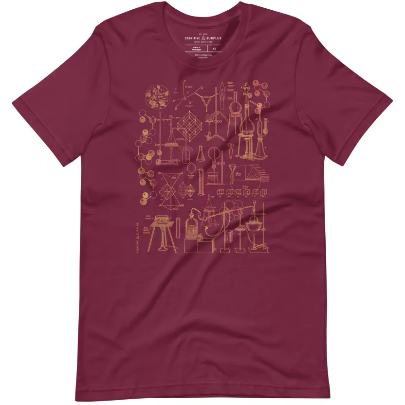 Cognitive Surplus Vintage Chemistry Lab Graphic Tee* Unisex Graphic Tees | Chemistry