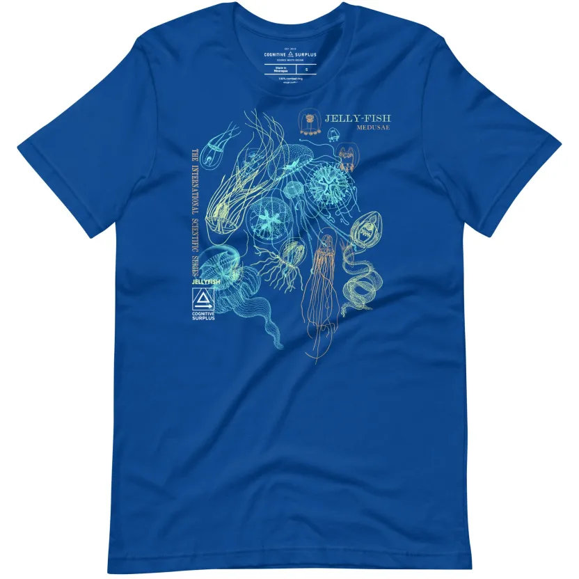 Cognitive Surplus Vintage Jellyfish Graphic Tee* Unisex Graphic Tees | Marine Biology
