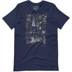 Cognitive Surplus Vintage Rocketry Graphic Tee* Unisex Graphic Tees | Engineering