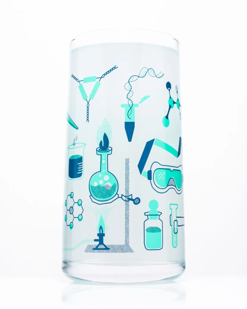 Cognitive Surplus Vintage Science Drinking Glasses Set of 7 | * Drinking Glasses | Multi-Pack Collections