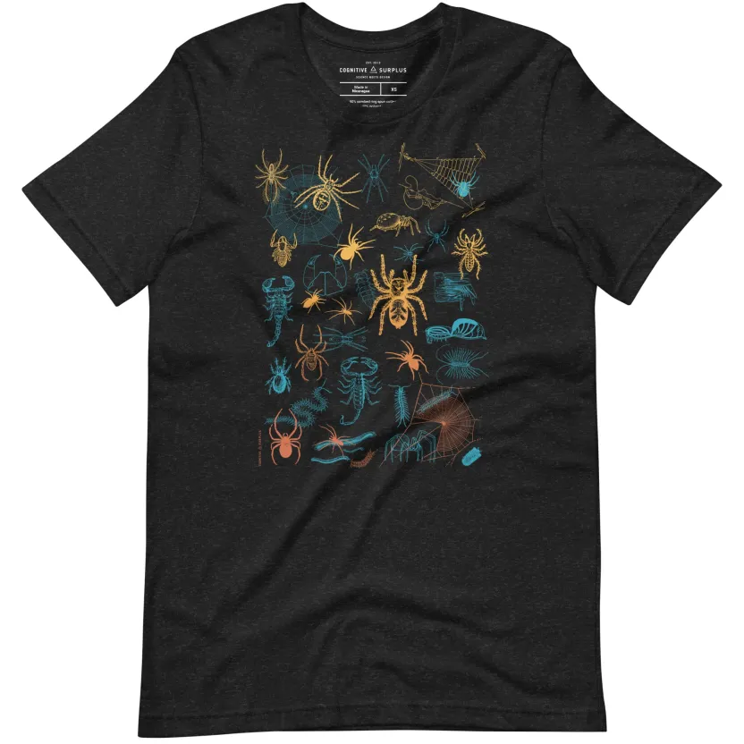 Cognitive Surplus Vintage Spiders Graphic Tee* Unisex Graphic Tees | Entomology