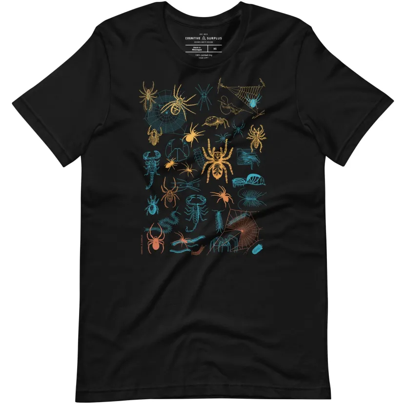 Cognitive Surplus Vintage Spiders Graphic Tee* Unisex Graphic Tees | Entomology