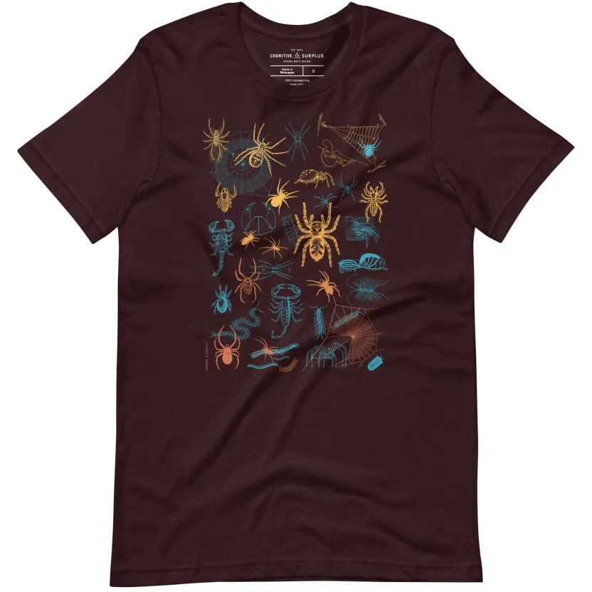 Cognitive Surplus Vintage Spiders Graphic Tee* Unisex Graphic Tees | Entomology