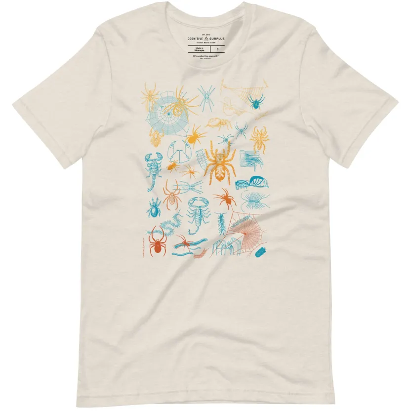 Cognitive Surplus Vintage Spiders Graphic Tee* Unisex Graphic Tees | Entomology